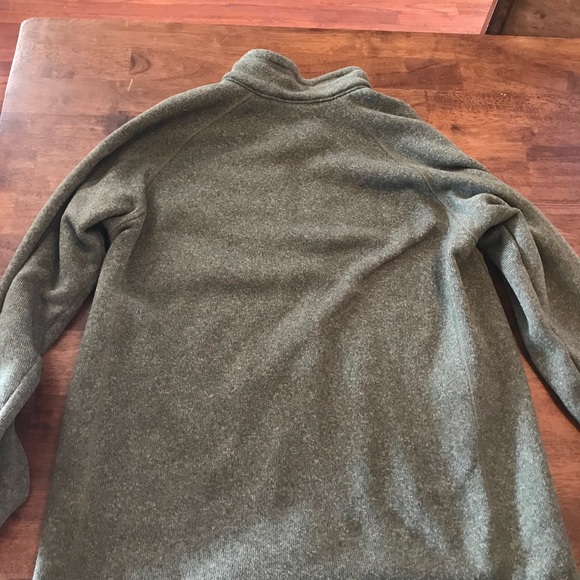 Patagonia large green quarter zip pullover - Picture 4 of 5